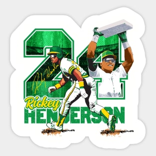 Rickey Henderson Tee T-shirt Sticker